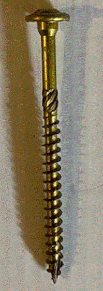 5/16" x 4" GRK Wood Screw, Climateck Coated