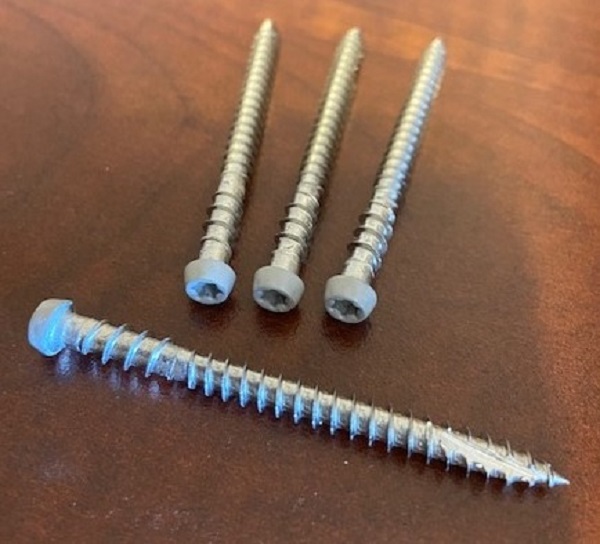 CapStock 316SS Screw #10 x 2-1/2 (Stone Grey) (350-Box)