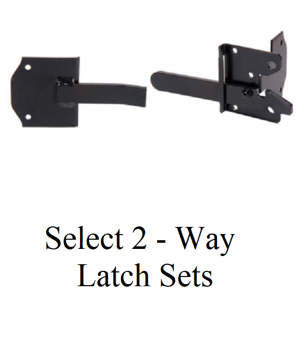 Dependa-bull Select 2-Way Latch Set White