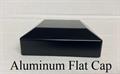 KFR 2" Alum. Flat Cap Gloss Black