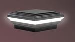 PPL 2-1/2^ Decorative Post Cap Light Tex Bronze