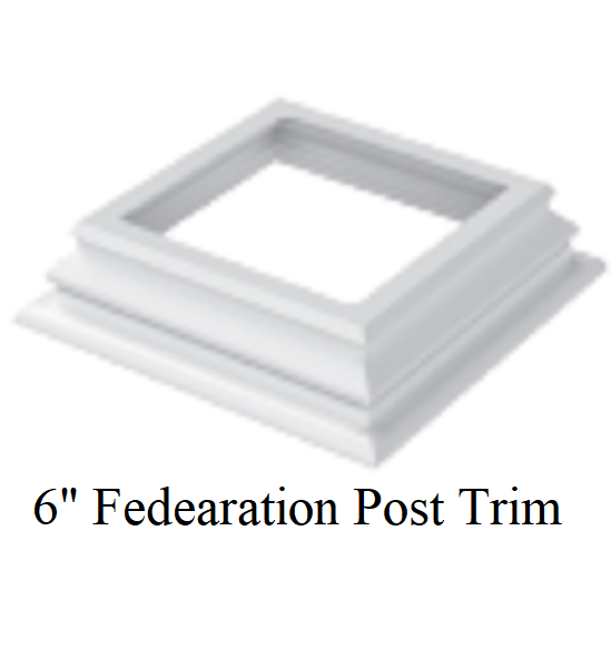 SOP 6" Federation Post Trim Black