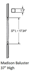 SOP 37^ Madison Baluster Clay