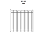 KFR 36^ H x 34-1/2^ W Gate #221022 Gloss Bronze