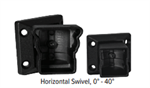 KFR Horizontal Swivel Bracket 0°-40° 4-Pk American Series Matte Black