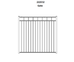 KFR 54^ H x 57^ W Gate #222032 Gloss Bronze