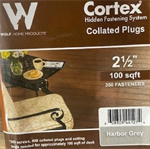 Wolf Cortex Screws & Plugs Harbor Gray, 100 Sq. Ft.