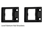 KFR Level Bottom Rail Bracket 2 Pack Tex White