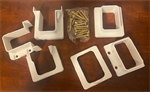 SPP 400 Series Level Brackets 4-pack White