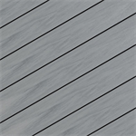 Wolf PVC G&G Decking Driftwood Grey 1x 6x 12'