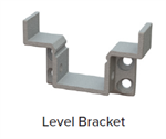 KFR Level Top Rail Bracket 2 Pack Chesapeake Series Tex White