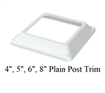 SOP 6^ Plain Post Trim White