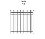 KFR 54^ H x 46-1/2^ W Gate #211014 Gloss White