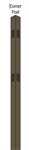 KFR 48^ High Corner Post #221022 Gloss Bronze