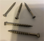 #7 x 1-1/2^ S.S Trim Head Screw, #1 Sq. Drive