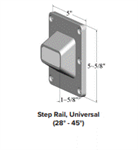 SPP 5000 Series 28°-45° Universal Stair Brackets 4 pack Clay