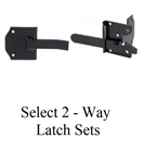 Dependa-bull Select 2-Way Latch Set Black