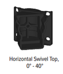 KFR Horizontal Swivel Deck Board Bracket 2 Pack 0°-40° Amer Series Gloss Bronze