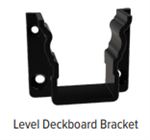 KFR Level Deck Board Bracket 2 Pack American Series Gloss White