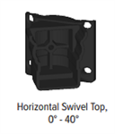 KFR Horizontal Swivel Deck Board Bracket 2 Pack 0°-40° American Series Tex Black