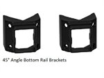 KFR 45° Angle Bottom Rail Bracket 2 Pack American Series Matte Black