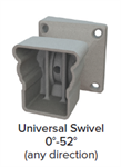 KFR Universal Swivel Top Bracket 2 Pack American Series Matte White