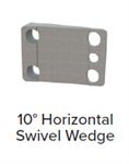 KFR Swivel Horizontal Wedge 2 Pack Chesapeake Series Oil Rubbed Bronze