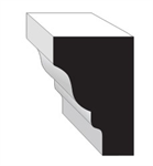 Wolf White Rams Crown 1-13/32^ x 2-1/16^ x 16'