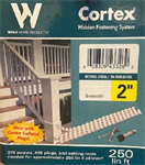 Wolf Cortex 2^ Trim Screws, 375/pack (White)