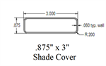 SOP 7/8^ x 3^ x 10' Shade Black