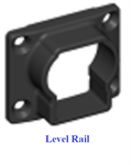 KFR Level Bracket 4 Pack Outlook Series Matte Black