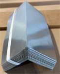 Alum. Step Flashing 3^x 3^x 7^ Mill Finish
