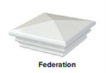 SPP 6^ Vinyl Federation Cap White