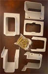 SPP 400 Series 32°-36° Stair Brackets 4-pack White