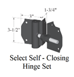 Dependa-bull Select Self Closing Hinge Set Black