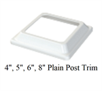 SPP 5^ Plain Post Trim White