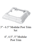 SPP 3^ - 6-1/2^ Modular Trim White (4 Pc) (Adjustable)