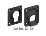 KFR 32°-36° Stair Bracket 4 Pack Outlook Series Matte Black