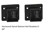 KFR Horizontal Swivel Bottom Rail Brkt 0°-40° 2 Pk Amer. Ser. Oil Rubbed Bronze