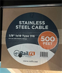 RailFx SS Cable 500'