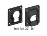 KFR 32°-36° Stair Bracket 4 Pack Outlook Series Gloss Black