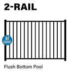 Regis 3220-48^ Aluminum Fence Black