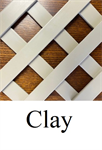 4' x 8' Vinyl Lattice Clay