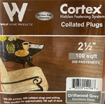 Wolf Tropical Cortex Screws & Plugs Driftwood Grey 100 Sq. Ft.