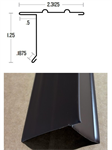 Drip Edge 1-1/4^ Face 10' Natural Clay