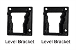 KFR Level Top Rail Bracket 2 Pack American Series Tex White