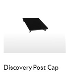 KFR 2-1/2^ Flat Cap Tex Black Discovery