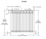 KFR 36^ H Section #221042 Gloss White