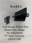 D&D KWIK-FIT Self-closing Wall or Post Mount Gate