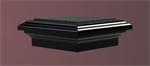 PPL 4^ Decorative Post Cap [Unlit] Gloss Black
